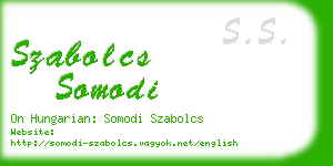 szabolcs somodi business card